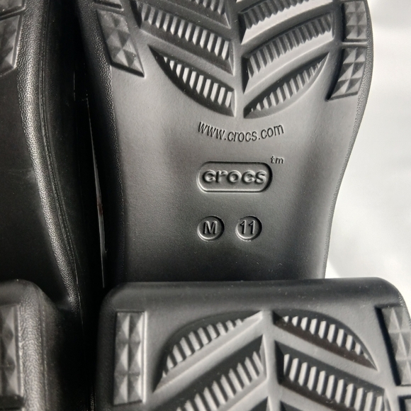 NWT CROCS SIREN Heel Clog Black Size 11 Men (Made Small) - Picture 8 of 8